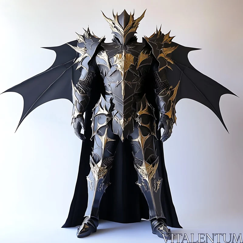 AI ART Intricate Dragon Armor Design