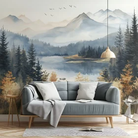 Peaceful Mountain View Interior