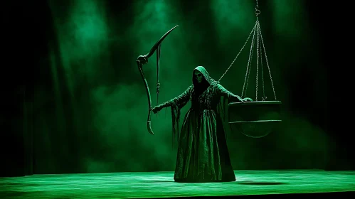 Emerald Death: A Grim Reaper's Vigil