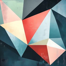 Colorful Geometric Shapes Art