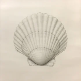 Classic Seashell Sketch