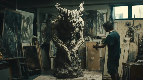 Studio Monster Sculpture