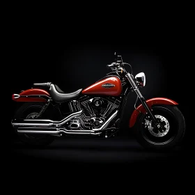 Classic Motorcycle Studio Shot