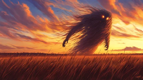 Sunset Field Monster