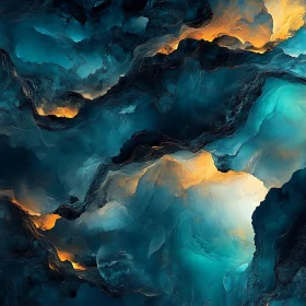 Mystical Cloud-Like Abstract