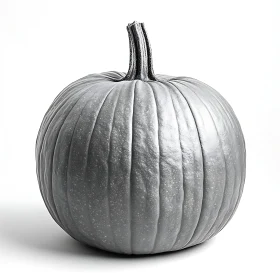 Monochrome Pumpkin Art Print