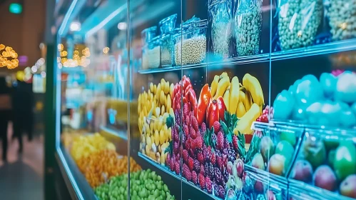 Vibrant Fresh Produce at a Market