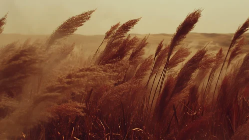 Serene Field of Wheat