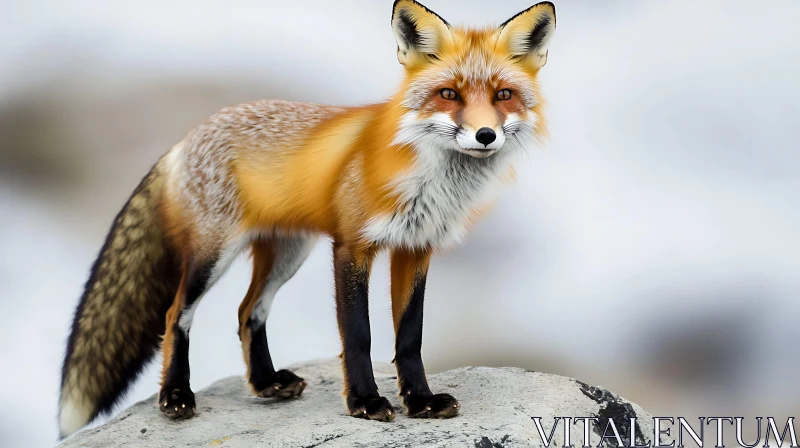 Red Fox Wildlife AI Image