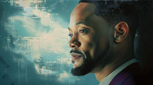 Will Smith Detailed Artistic Portrait