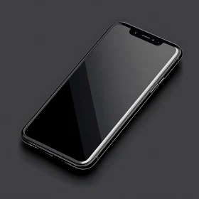 Minimalist Smartphone Design on Dark Background