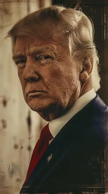 Donald Trump Serious Portrait