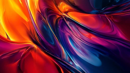 Fluid Color Abstract