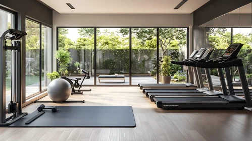 Bright and Modern Fitness Center