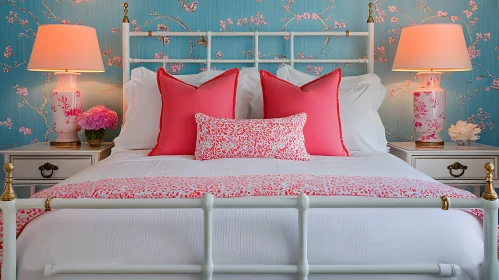 Pink Themed Bedroom Interior Design