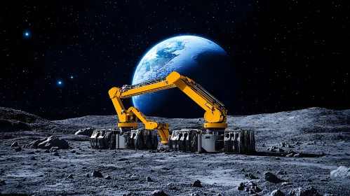 Lunar Excavation: Earthrise