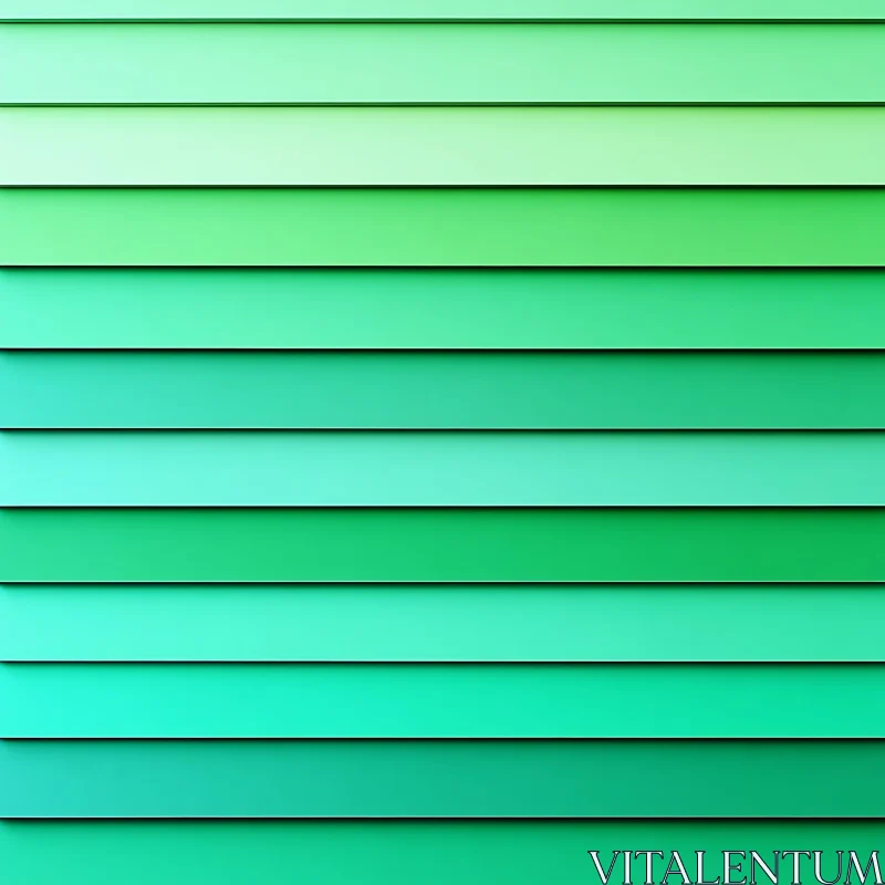 AI ART Horizontal Green Shades