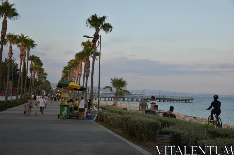 PHOTO Limassol Promenade at Dusk