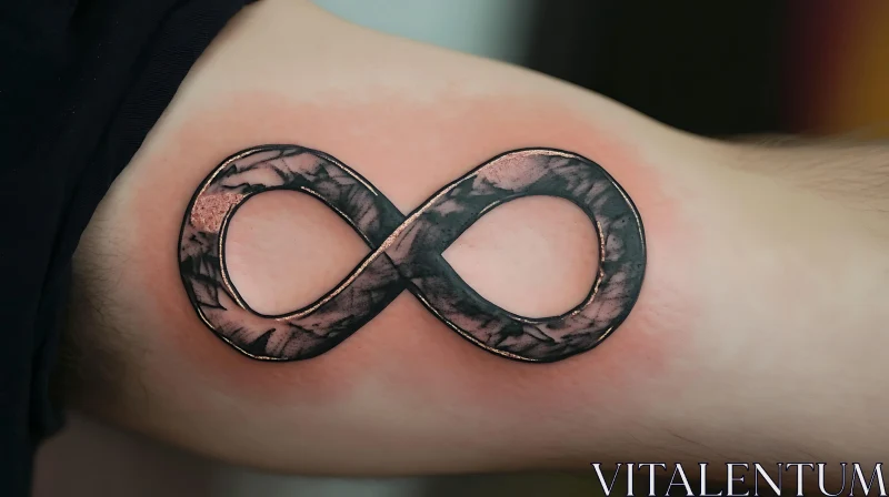 Infinity Symbol Tattoo Design AI Image