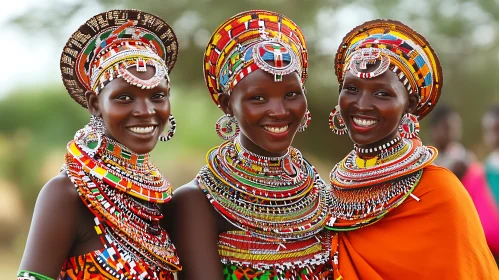 African Women in Cultural Dress