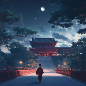 Moonlit Temple Journey