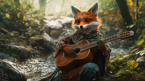 Woodland Fox Musician