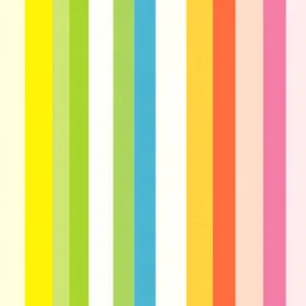 Pastel Spectrum Stripes Composition