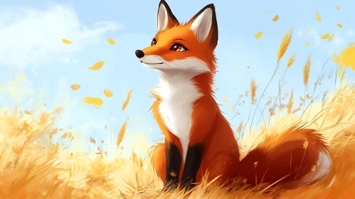 Cute Fox Illustration