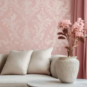 Pink Floral Interior Design