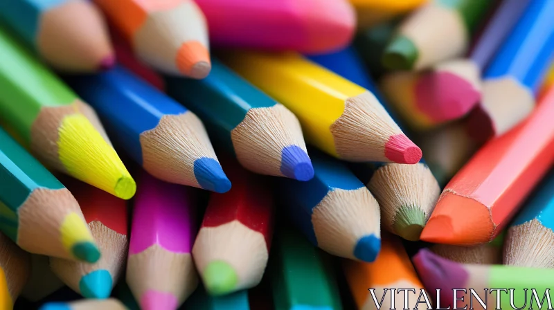 AI ART Vibrant Colored Pencils Still Life