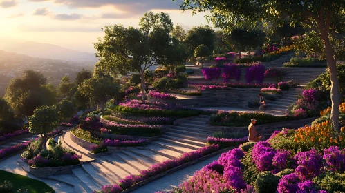 Floral Terrace Garden View