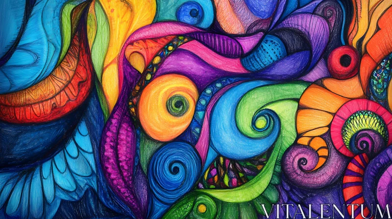 AI ART Vivid Abstract Design