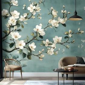 Blossoming Branches in a Modern Interior