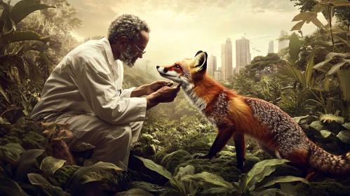 Urban Wildlife: A Moment of Connection