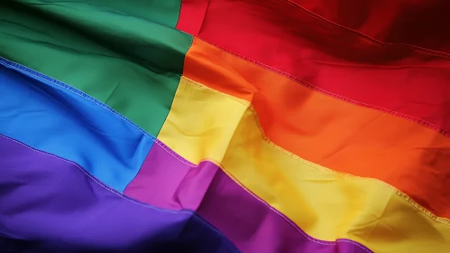 Colorful LGBTQ Pride Flag