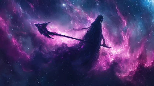 Nebula's Dark Guardian