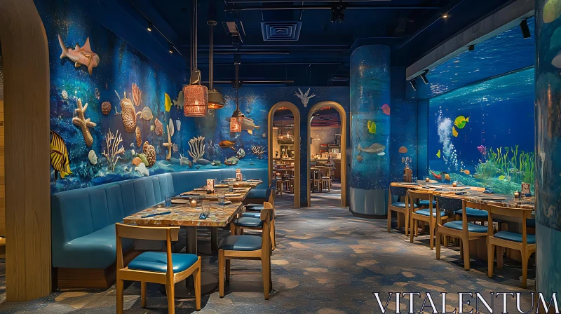 AI ART Underwater Dining Experience