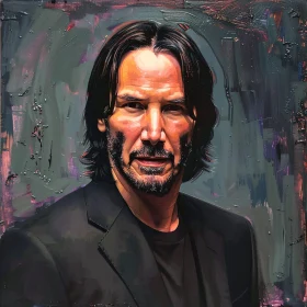 Portrait of Keanu Reeves