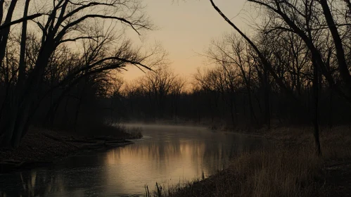 Evening Serenity by the River