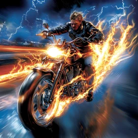 Inferno Ride Through the Cityscape