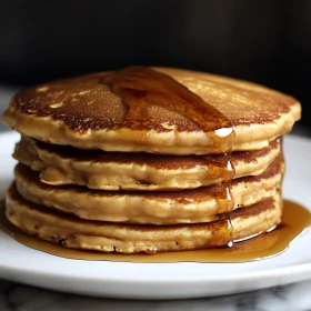 Delicious Pancakes with Syrup