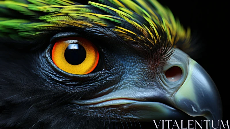 Photorealistic Eagle Art - A Captivating Blend of Sci-Fi and Prehistoric Elements AI Image