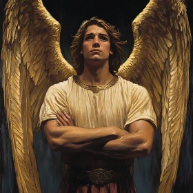 Winged Guardian: A Portrait of Hope