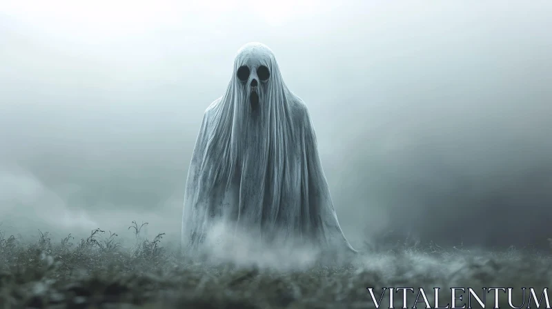 AI ART Ghost in the Mist