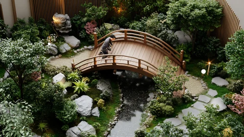 Serene Japanese Garden Landscape