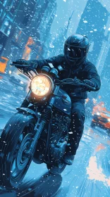 Snowy City Motorcycle Adventure