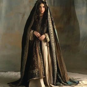 Woman in Traditional Dress