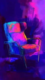 Colorful Chair Illustration