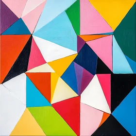 Vivid Polygonal Art