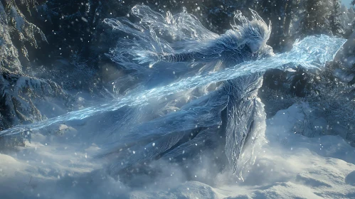 Frozen Queen with Ice Spear